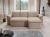 Sofa with power seat - UME, Beige / Brown