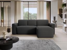 SOFÁ CON ASIENTO ELÉCTRICO 287 CM X 190 CM UME GRIS OSCURO