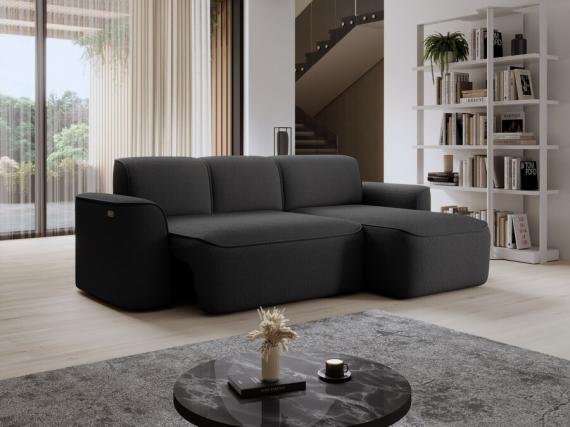 Photo Sofa with power seat - UME, Dark Gray