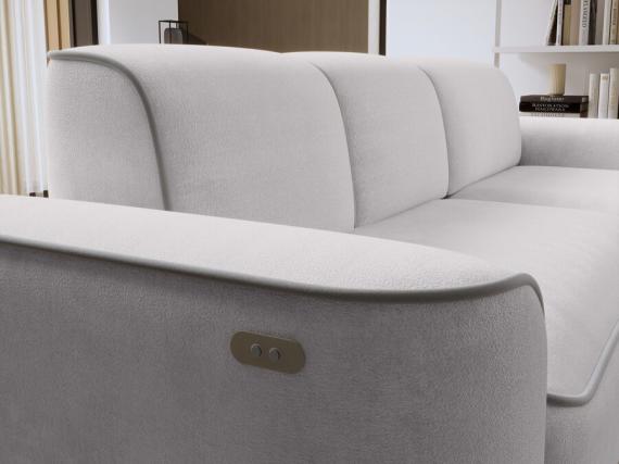 Photo Sofa with power seat - UME, Light Gray