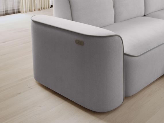 Photo Sofa with power seat - UME, Light Gray