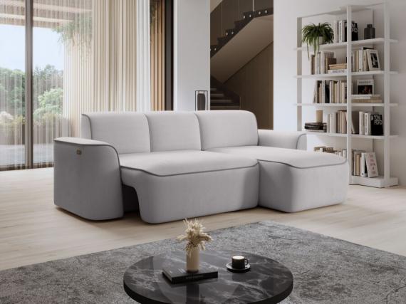 Photo Sofa with power seat - UME, Light Gray