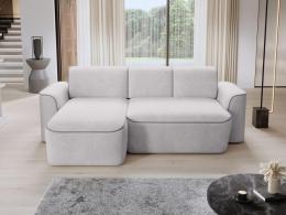 SOFÁ CON ASIENTO ELÉCTRICO 287 CM X 190 CM UME GRIS CLARO