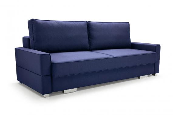 Foto Sofá con cama - Suzana, Azul, 230 cm