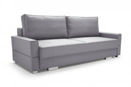 Sofá con cama - Suzana, Gris claro, 230 cm