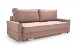 Sofá con cama - Suzana, Rosa, 230 cm