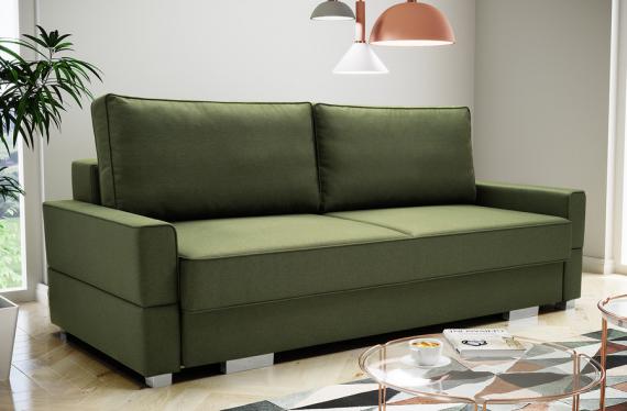Foto Sofá con cama - Suzana, Verde, 230 cm