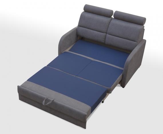 Foto SOFÁ CAMA PEQUEÑO 2 PLAZAS 144 CM WIBARO GRIS
