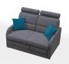 Foto SOFÁ CAMA PEQUEÑO 2 PLAZAS 144 CM WIBARO GRIS