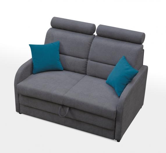 Foto SOFÁ CAMA PEQUEÑO 2 PLAZAS 144 CM WIBARO GRIS