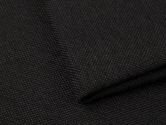 Foto SOFÁ FORMA DE U 6 PLAZAS 320 CM X 190 CM EVA GRIS TELA/NEGRO POLIPIEL