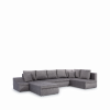 Foto SOFÁ CAMA CON ARCÓN FORMA DE U 351 CM X 190 CM GIOVANNI GRIS