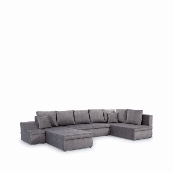 Foto SOFÁ CAMA CON ARCÓN FORMA DE U 351 CM X 190 CM GIOVANNI GRIS