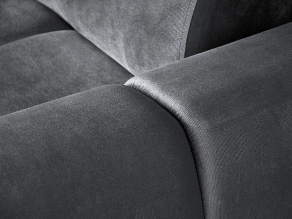 Foto SOFÁ EN FORMA DE U I CAMA EXTRAIBLE CON DOS ARCONES I REPOSACABEZAS RECLINABLES 330 CM X 195 CM GOMEZ GRIS