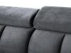 Foto SOFÁ EN FORMA DE U I CAMA EXTRAIBLE CON DOS ARCONES I REPOSACABEZAS RECLINABLES 330 CM X 195 CM GOMEZ GRIS