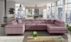 Foto SOFÁ CAMA CON ARCÓN FORMA DE U REPOSACABEZAS RECLINABLES 340 CM X 202 CM LETTO ROSA