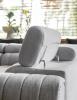 Photo Modern U-shaped sofa (2 chaise longues) with bed and storage - black - 347x202 - LUIS