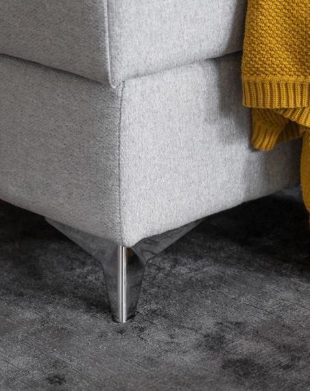 Photo Modern U-shaped sofa (2 chaise longues) with bed and storage - mustard - 347x200 - LUIS