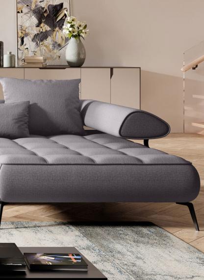 Photo Sofa - electric extendable seat - olive - SELEDO XL