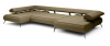 Photo Sofa - electric extendable seat - olive - SELEDO XL