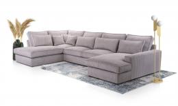 SOFÁ GRANDE U 398 CM X 176 CM X 225 CM CLEO U GRIS