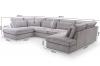 Photo Large U-shaped sofa – Cobra U, Lincoln 72