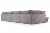 Photo Large U-shaped sofa – Cobra U, Silver/Lincoln 83