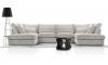 Photo Large U-shaped sofa – Cobra U, Silver/Lincoln 83