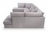 Photo Large U-shaped sofa – Cobra U, Silver/Lincoln 83