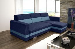 SOFÁ CAMA CON DOS ARCÓNES 236 CM X 146 R-MINI AZUL