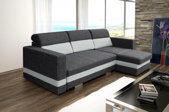 Foto SOFÁ CAMA CON DOS ARCÓNES 236 CM X 146 CM R-MINI GRIS OSCURO