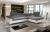 Sofá moderno con respaldo ajustable - Eridano, Gris/Blanco, 275x202
