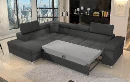 Sofá moderno con respaldo ajustable - Eridano, Gris 21, 275x202
