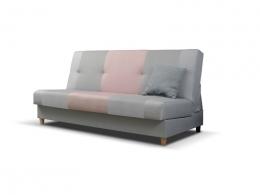 SOFÁ CAMA 192 CM TWIST ROSA