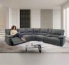 Foto Sofá esquinero Reclinables Eléctricos con dos asientos relax Soho Gris