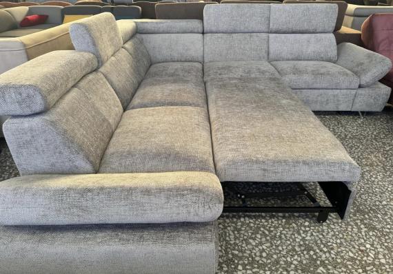 Photo Corner sofa bed with pull-out storage drawer and reclining armrests – ATLANTA