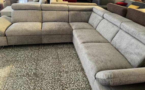 Photo Corner sofa bed with pull-out storage drawer and reclining armrests – ATLANTA