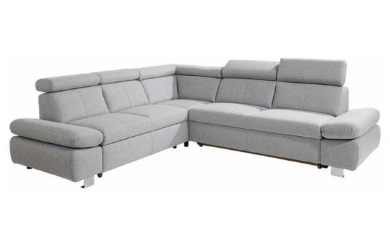 Photo Corner sofa bed with pull-out storage drawer and reclining armrests – ATLANTA