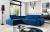 Corner sofa with pull-out bed - Blue - 278x205 - LAURENCE