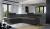 Corner sofa with pull-out bed - Dark gray - 278x205 - LAURENCE