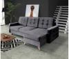 Foto SOFÁ CAMA CON ARCÓN REVERSIBLE 236 CM X 151 CM VEGAS GRIS OSCURO