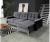 SOFÁ CAMA CON ARCÓN REVERSIBLE 236 CM X 151 CM VEGAS GRIS OSCURO