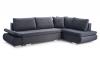 Photo Corner sofa with bed and storage - ARGENT, Gray, 304x201