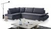 Photo Corner sofa with bed and storage - ARGENT, Gray, 304x201