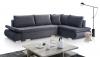 Photo Corner sofa with bed and storage - ARGENT, Gray, 304x201