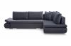 Photo Corner sofa with bed and storage - ARGENT, Gray, 304x201
