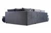Photo Corner sofa with bed and storage - ARGENT, Gray, 304x201
