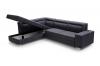 Photo Corner sofa with bed and storage ― DAVER, Dark gray, 285x220