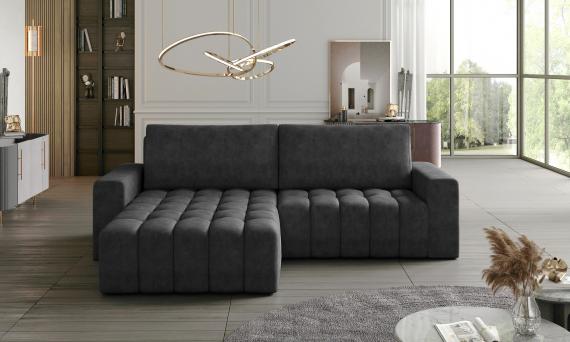 Foto SOFÁ CAMA CON ARCÓN 250 CM X 175 CM BONETT GRIS OSCURO