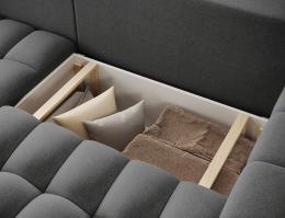 SOFÁ CAMA CON ARCÓN 250 CM X 175 CM BONETT GRIS OSCURO